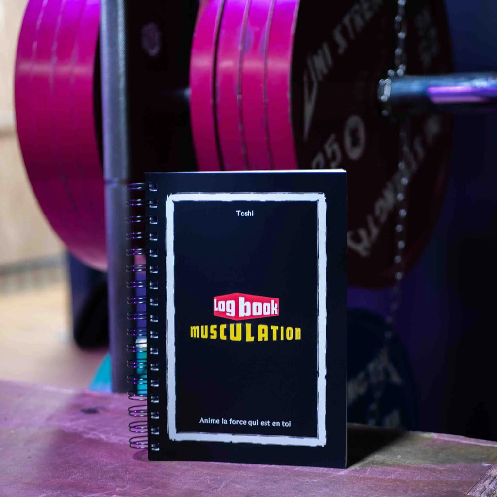 Logbook musculation Plus Ultra inspiré de My Hero Academia - Suivi d'entraînement et progression, carnet d'entraînement pour musculation et fitness