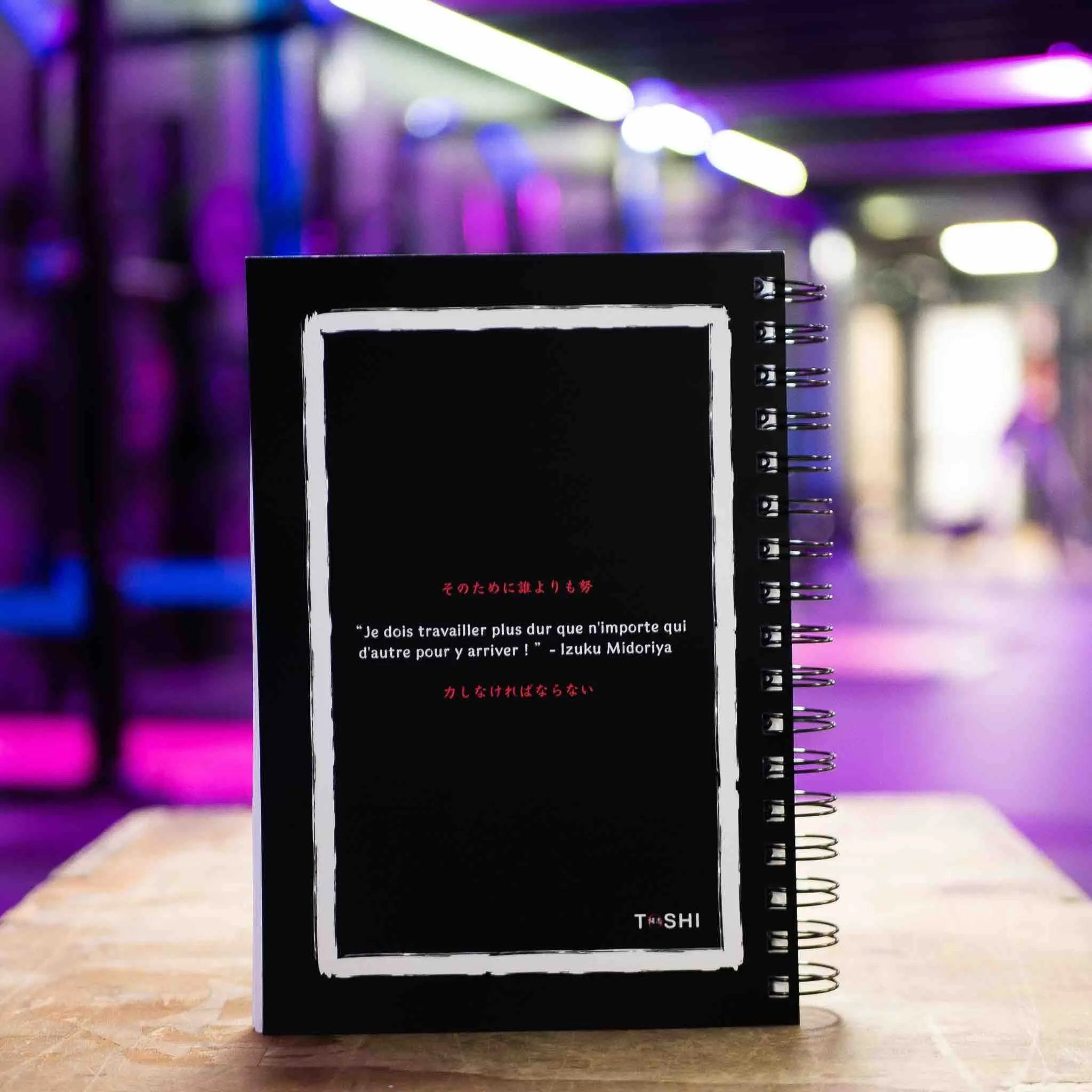 Logbook musculation Plus Ultra inspiré de My Hero Academia - Suivi d'entraînement et progression, carnet d'entraînement pour musculation et fitness