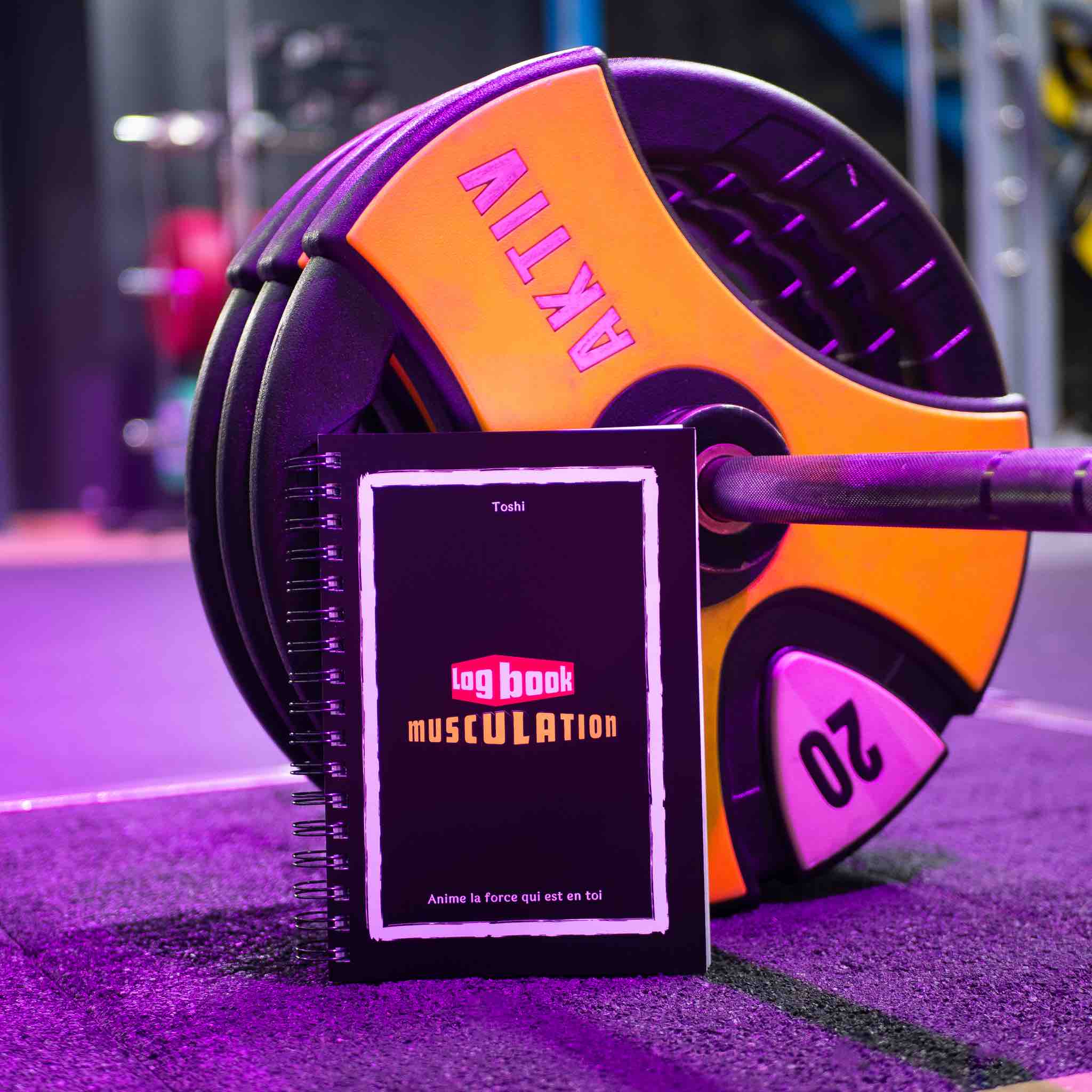Logbook musculation Plus Ultra inspiré de My Hero Academia - Suivi d'entraînement et progression, carnet d'entraînement pour musculation et fitness