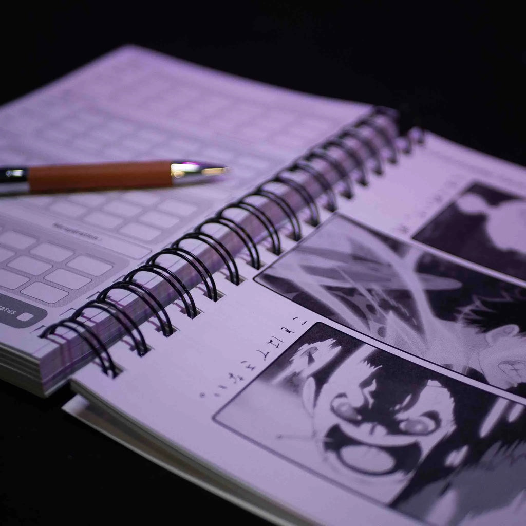 Logbook musculation Volonté du D inspiré de One Piece - Suivi d'entraînement et progression, carnet d'entraînement pour musculation et fitness