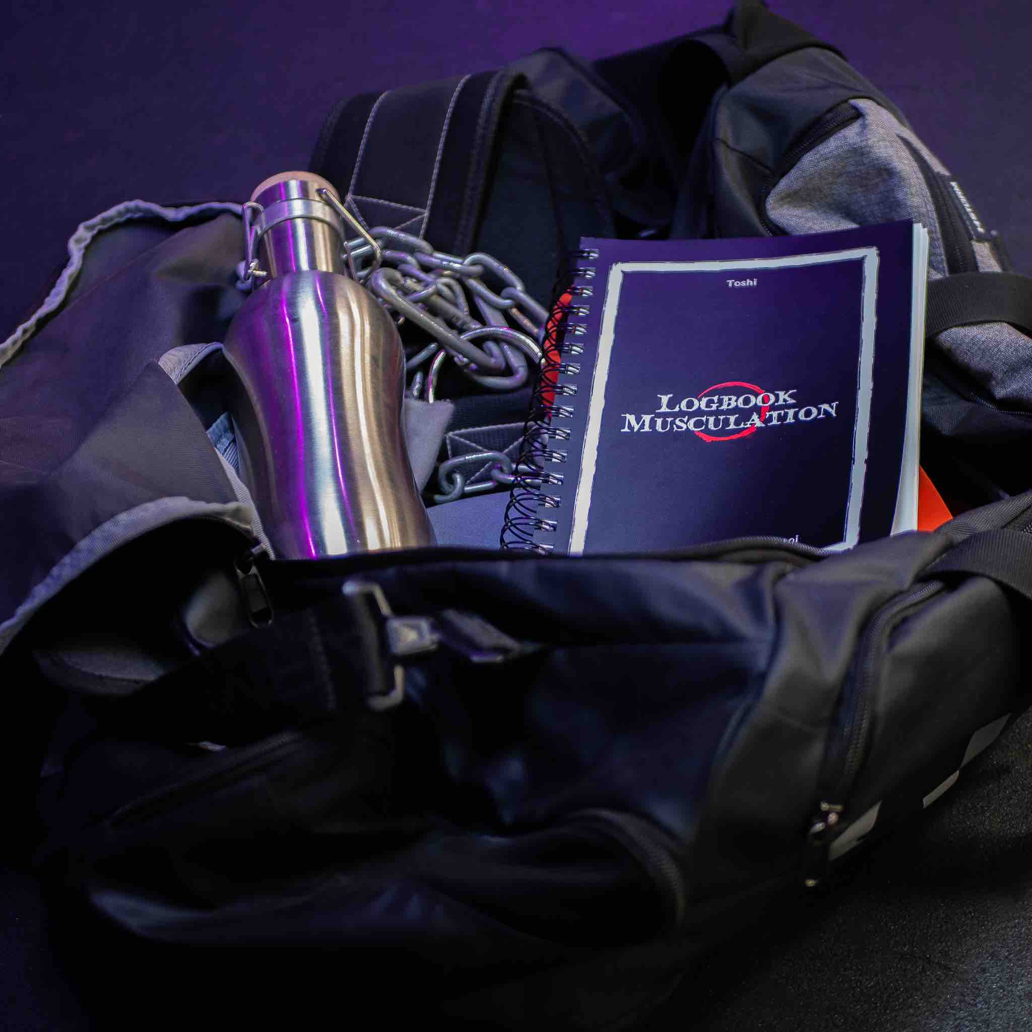 Logbook Musculation Volonté d'Acier inspiré de Demon Slayer - Suivi d'entraînement et progression, carnet d'entraînement pour musculation et fitness