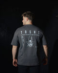 T-SHIRT OVERSIZE SPIRIT AND PASSION - GREY TOSHI