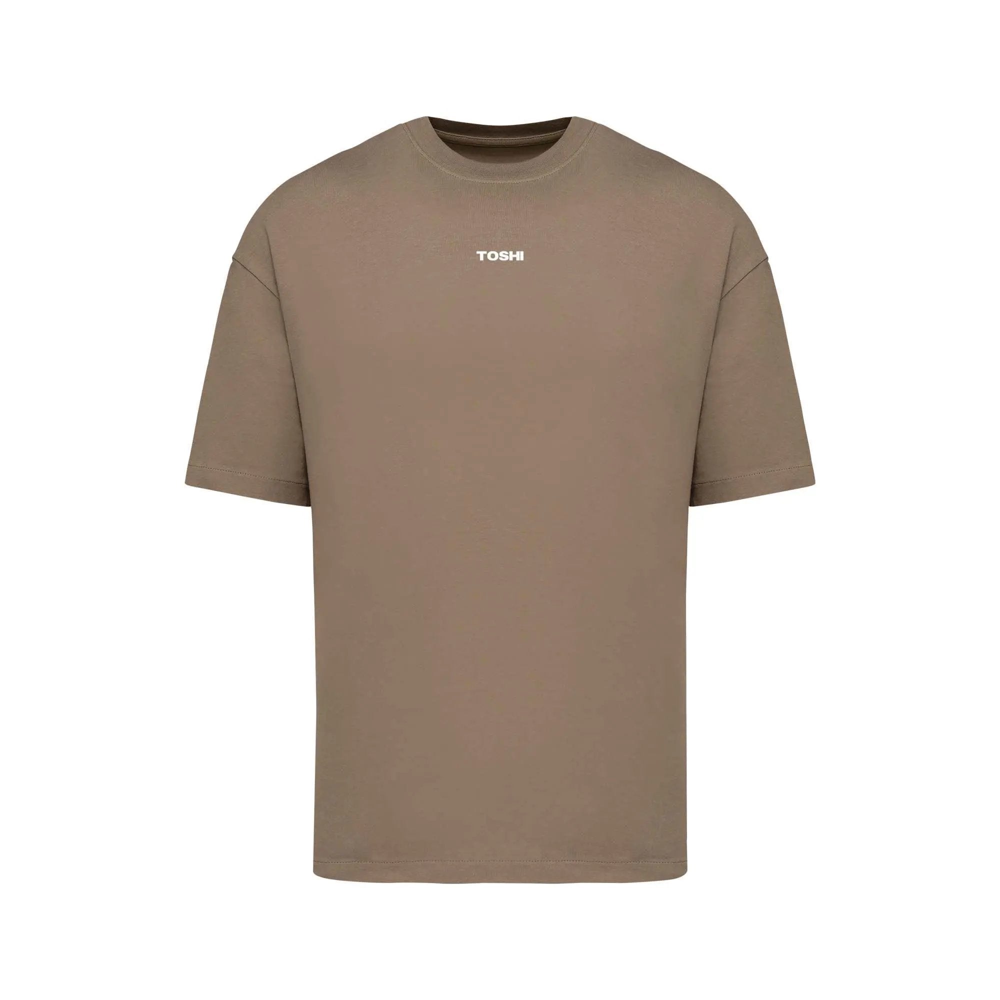 T-shirt oversize driftwood TOSHI pour homme, inspiré de l’univers des mangas et animes, style japonais et streetwear sportif.
